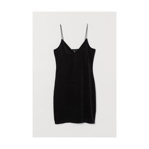 Brand new, never worn H&M XS black sparkly short dress